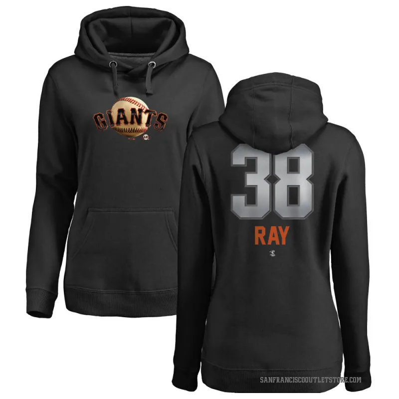 Robbie Ray Women's Black San Francisco Giants Branded Midnight Mascot Pullover Hoodie -