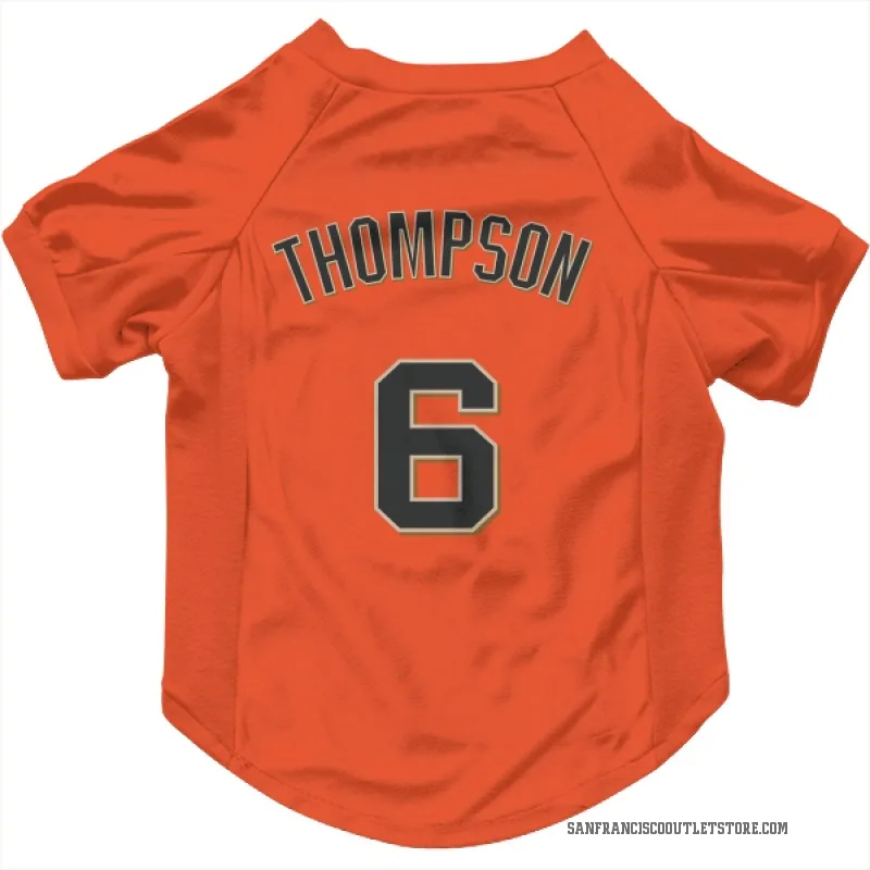 Robby Thompson  Orange San Francisco Giants  Cat & Dog Pet Jersey