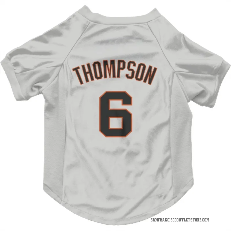Robby Thompson  White San Francisco Giants  Cat & Dog Pet Jersey