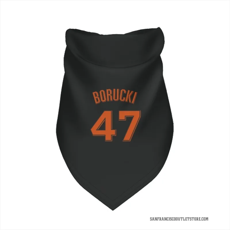 Ryan Borucki  Black San Francisco Giants  Cat & Dog Pet Bandana
