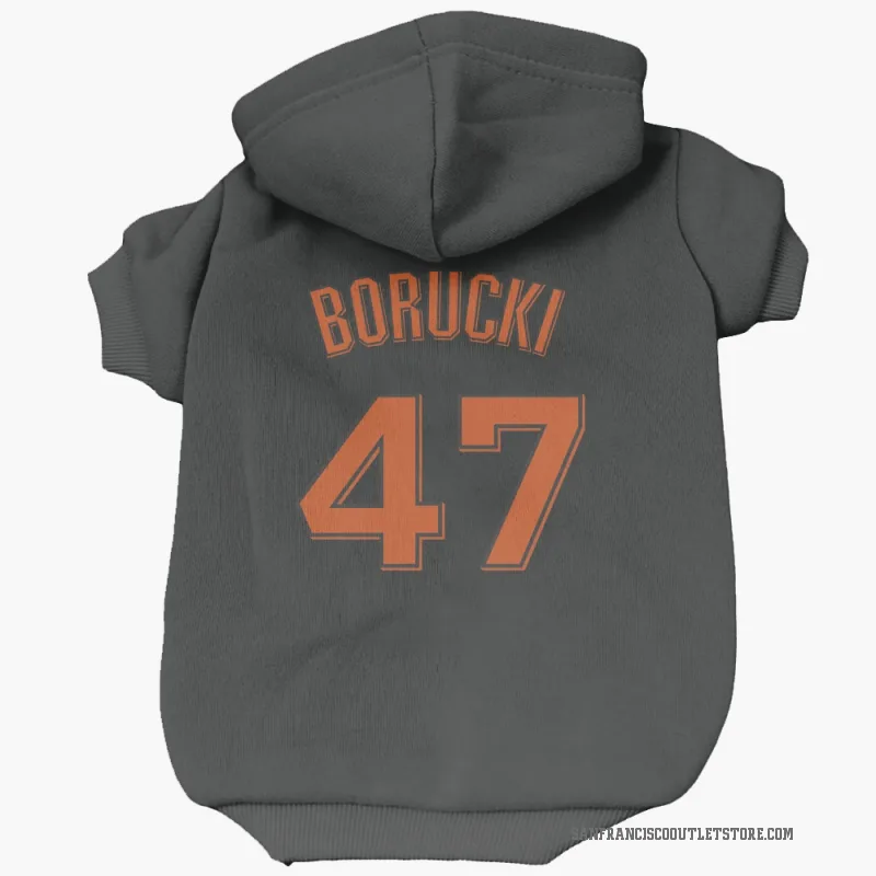 Ryan Borucki  Black San Francisco Giants  Cat & Dog Pet Hoodie