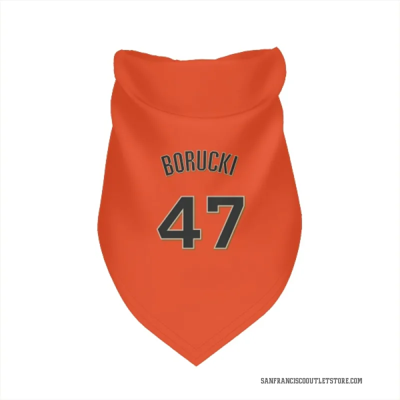 Ryan Borucki  Orange San Francisco Giants  Cat & Dog Pet Bandana