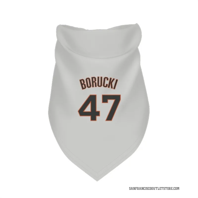 Ryan Borucki  White San Francisco Giants  Cat & Dog Pet Bandana