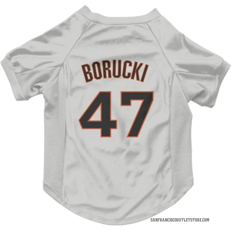 Ryan Borucki  White San Francisco Giants  Cat & Dog Pet Jersey
