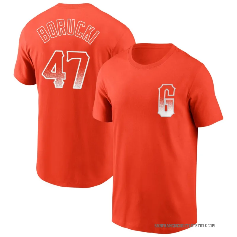 Ryan Borucki Youth Orange San Francisco Giants City Connect T-Shirt