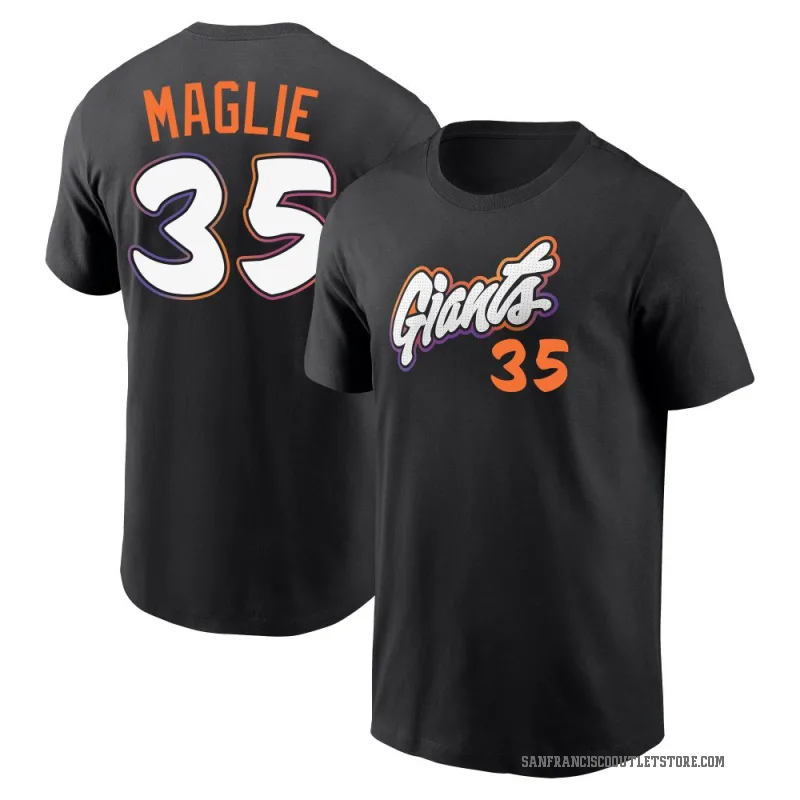 Sal Maglie Men's Black San Francisco Giants 2025 City Connect Fuse T-Shirt