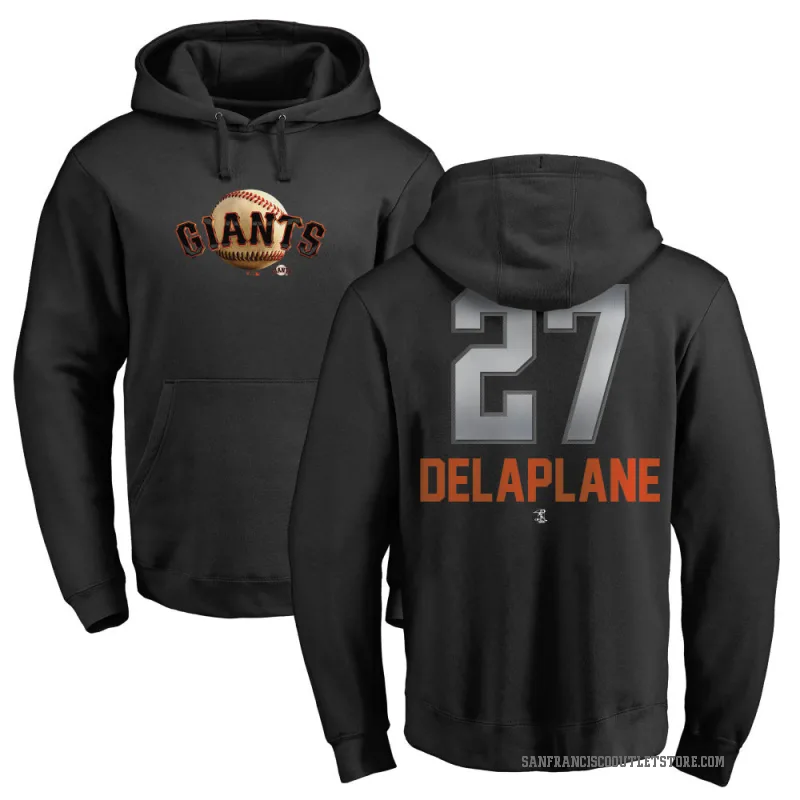 Sam Delaplane Men's Black San Francisco Giants Branded Midnight Mascot Pullover Hoodie -