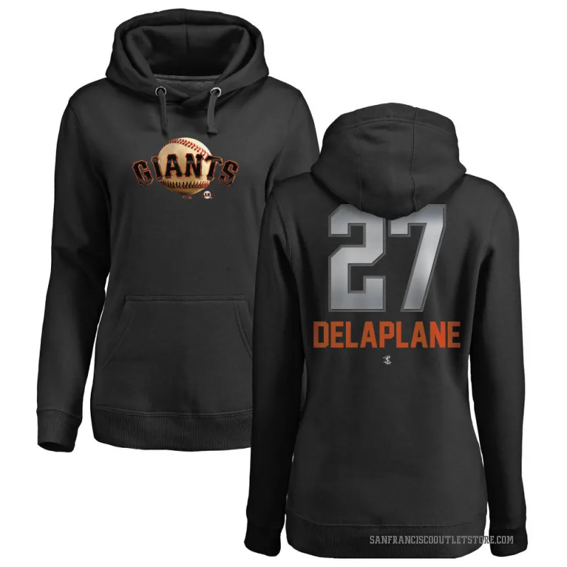 Sam Delaplane Women's Black San Francisco Giants Branded Midnight Mascot Pullover Hoodie -