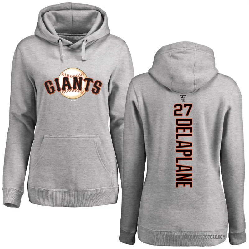 Sam Delaplane Women's San Francisco Giants Ash Backer Pullover Hoodie