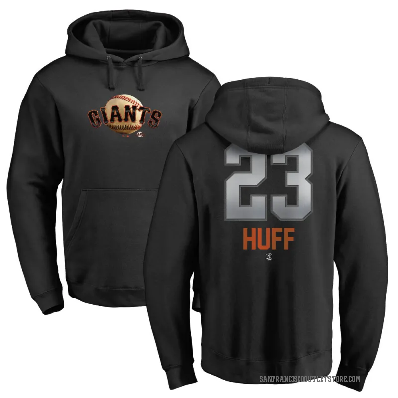 Sam Huff Men's Black San Francisco Giants Branded Midnight Mascot Pullover Hoodie -