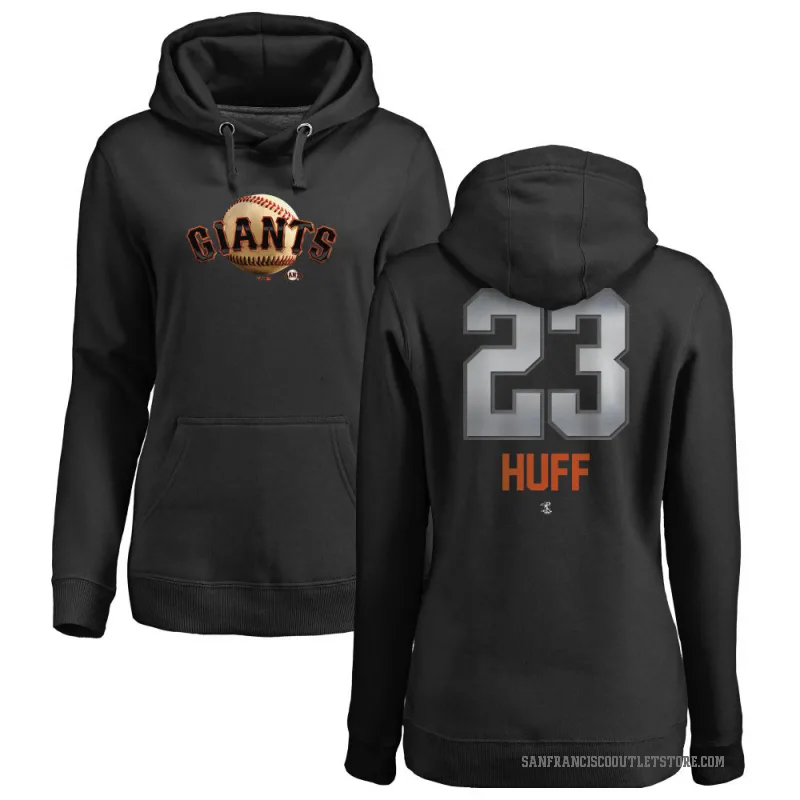 Sam Huff Women's Black San Francisco Giants Branded Midnight Mascot Pullover Hoodie -