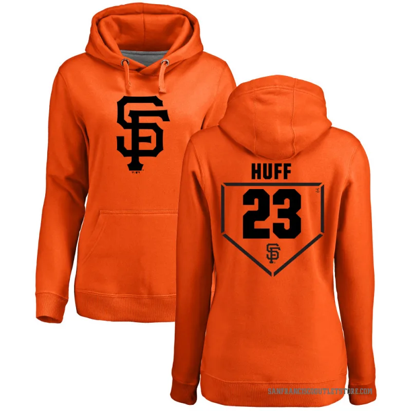 Sam Huff Women's Orange San Francisco Giants Branded RBI Pullover Hoodie -