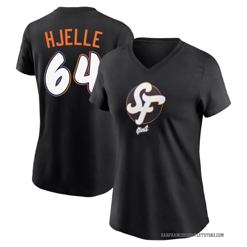 Sean Hjelle Women's Black San Francisco Giants 2025 City Connect T-Shirt