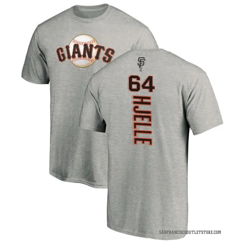 Sean Hjelle Youth Ash San Francisco Giants Backer T-Shirt -