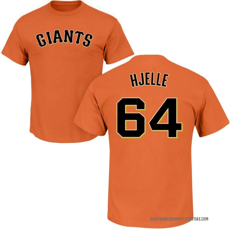 Sean Hjelle Youth Orange San Francisco Giants Roster T-Shirt -
