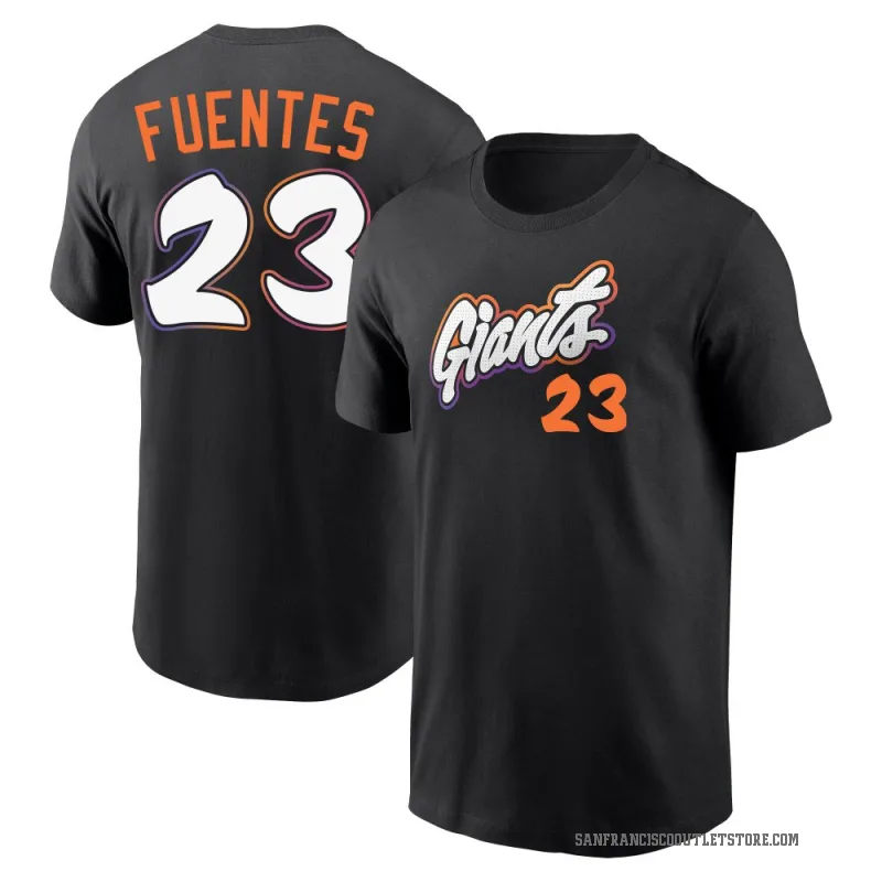 Tito Fuentes Men's Black San Francisco Giants 2025 City Connect Fuse T-Shirt