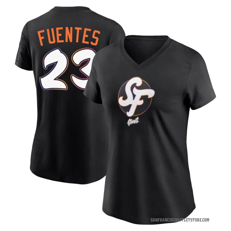 Tito Fuentes Women's Black San Francisco Giants 2025 City Connect T-Shirt