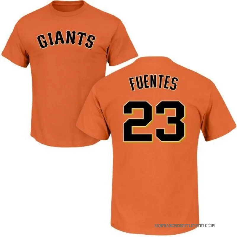 Tito Fuentes Youth Orange San Francisco Giants Roster T-Shirt -