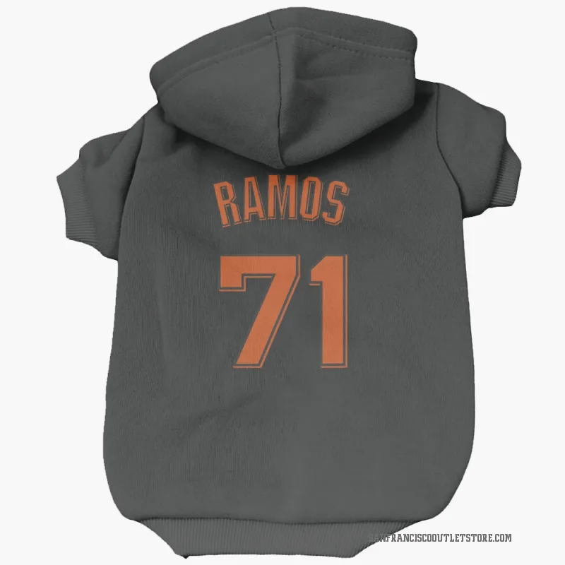 Wilkin Ramos Black San Francisco Giants Cat & Dog Pet Hoodie