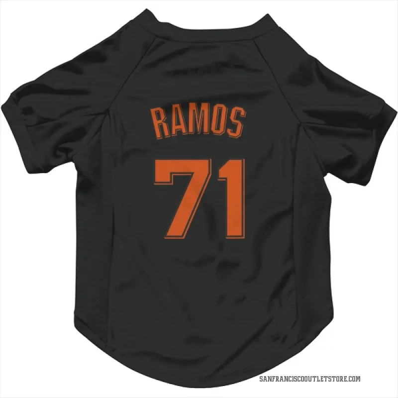 Wilkin Ramos Black San Francisco Giants Cat & Dog Pet Jersey