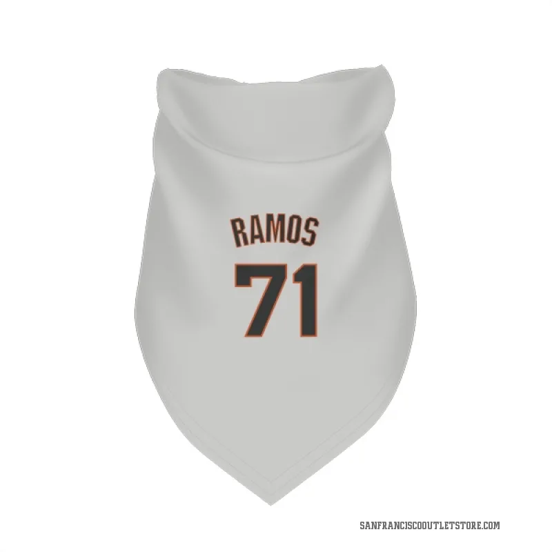 Wilkin Ramos  White San Francisco Giants  Cat & Dog Pet Bandana